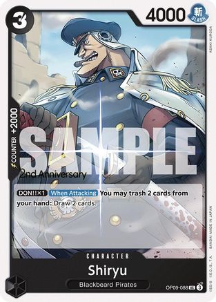 Shiryu (OP09-088) 2nd Anniversary Tournament Cards