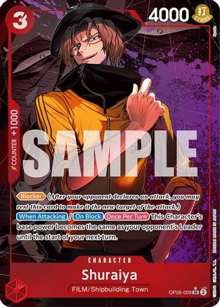 Shuraiya (Alternate Art) (OP06-009) Foil