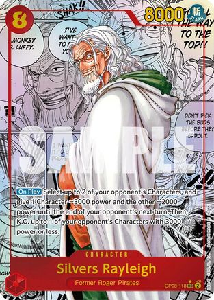 Silvers Rayleigh (Parallel) (Manga) (OP08-118) Foil