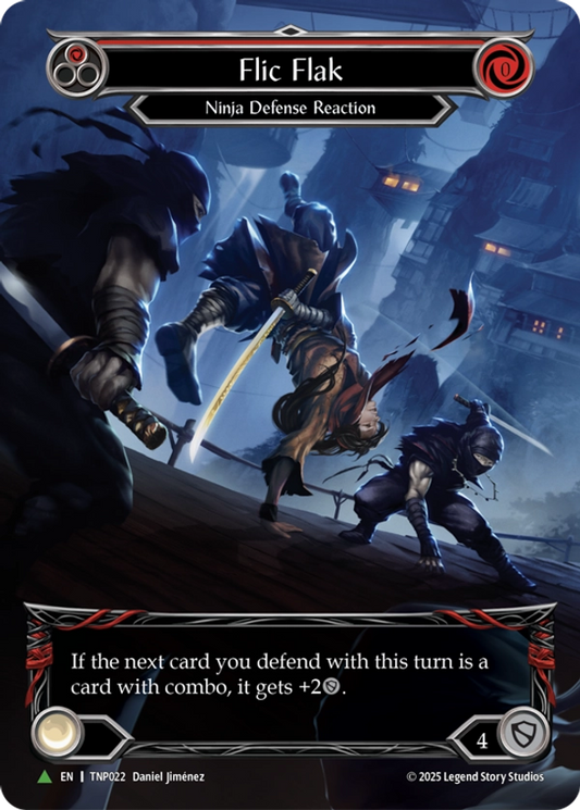 Flic Flak (Red) (Extended Art) (TNP022) Cold Foil - FaB Promos