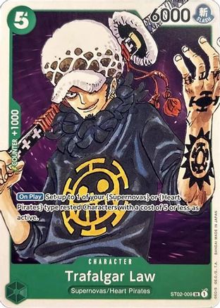 Trafalgar Law (ST02-009) Revision Pack Cards