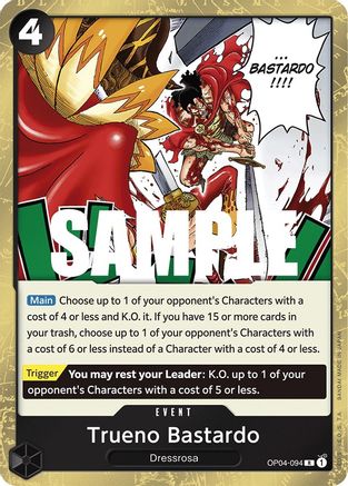 Trueno Bastardo (OP04-094) Foil