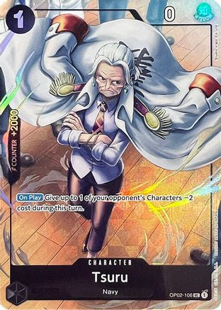 Tsuru (Premium Card Collection -Best Selection Vol. 1-) (OP02-106) Foil