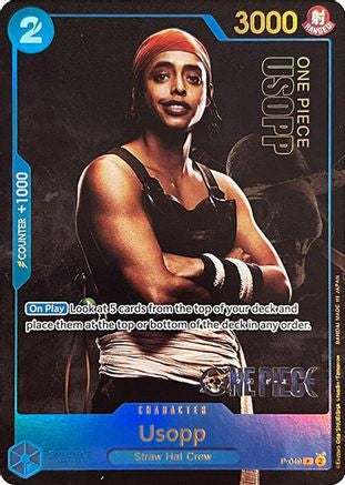Usopp (Premium Card Collection -Live Action Edition-) (P-049) Foil