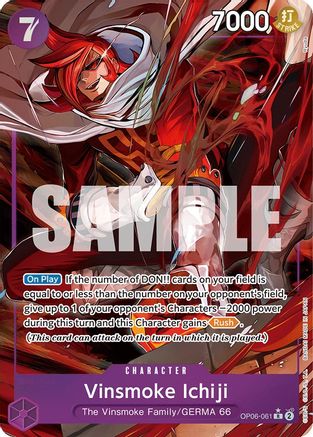 Vinsmoke Ichiji (Alternate Art) (OP06-061) Foil