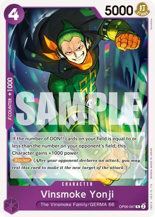 Vinsmoke Yonji (OP06-067) Foil