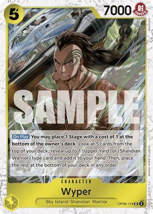 Wyper (Jolly Roger Foil) (OP06-114) Foil