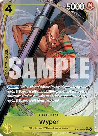 Wyper (Parallel) (OP08-110) Foil