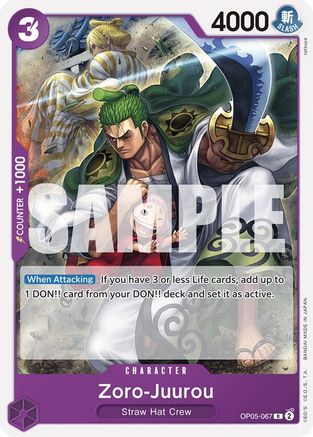 Zoro-Juurou (OP05-067) (Reprint)