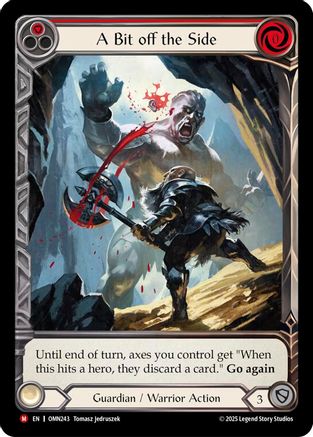 A Bit Off The Side (Extended Art) (OMN243) Cold Foil - Omens of the Third Age