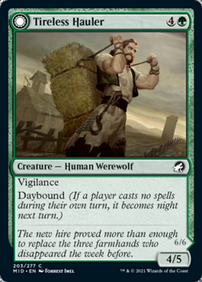 Tireless Hauler (203) Foil - Innistrad: Midnight Hunt