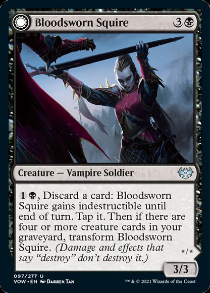 Bloodsworn Squire // Bloodsworn Knight (097) - Innistrad: Crimson Vow