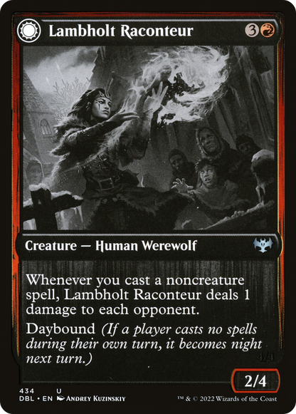 Lambholt Raconteur (434) Foil - Innistrad: Double Feature