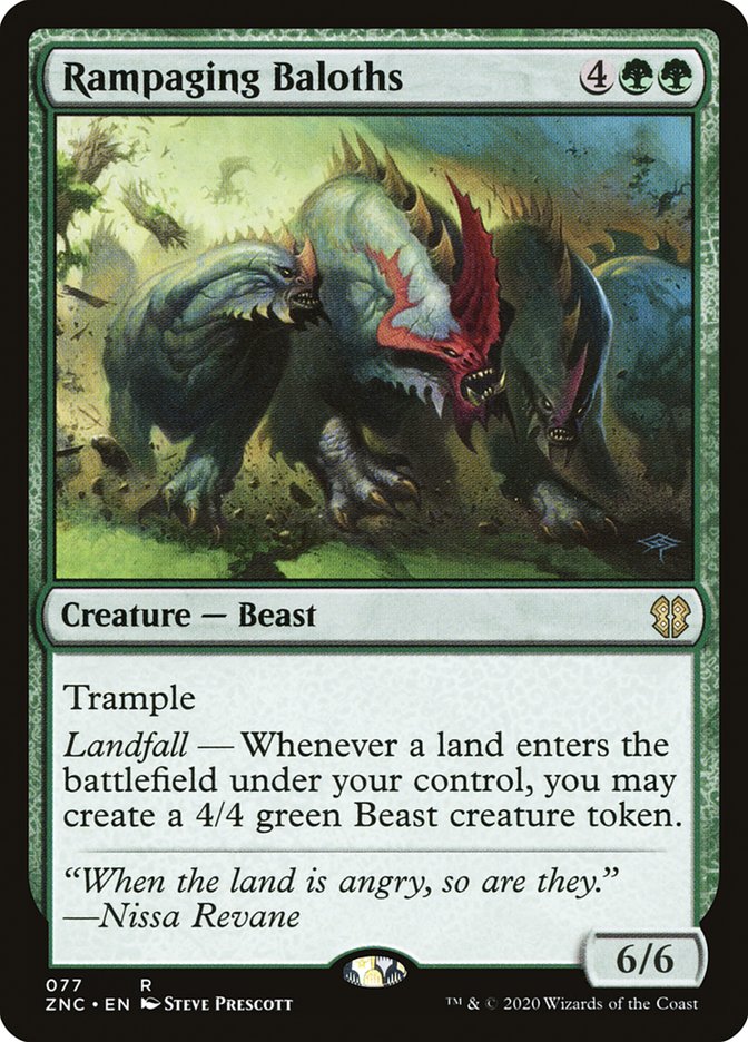 Rampaging Baloths [Zendikar Rising Commander] | Silver Goblin