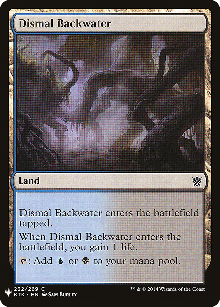 Dismal Backwater (KTK-232) - The List