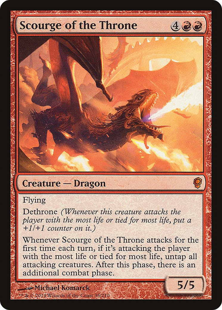 Scourge of the Throne (035) Foil - Conspiracy