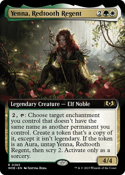 Yenna, Redtooth Regent (Extended Art) (365) - Wilds of Eldraine