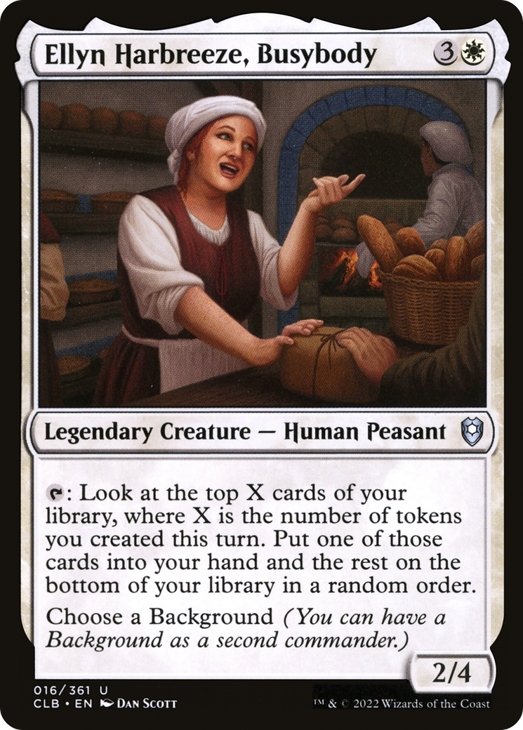 Ellyn Harbreeze, Busybody (016) Foil - Commander Legends: Battle for Baldur's Gate