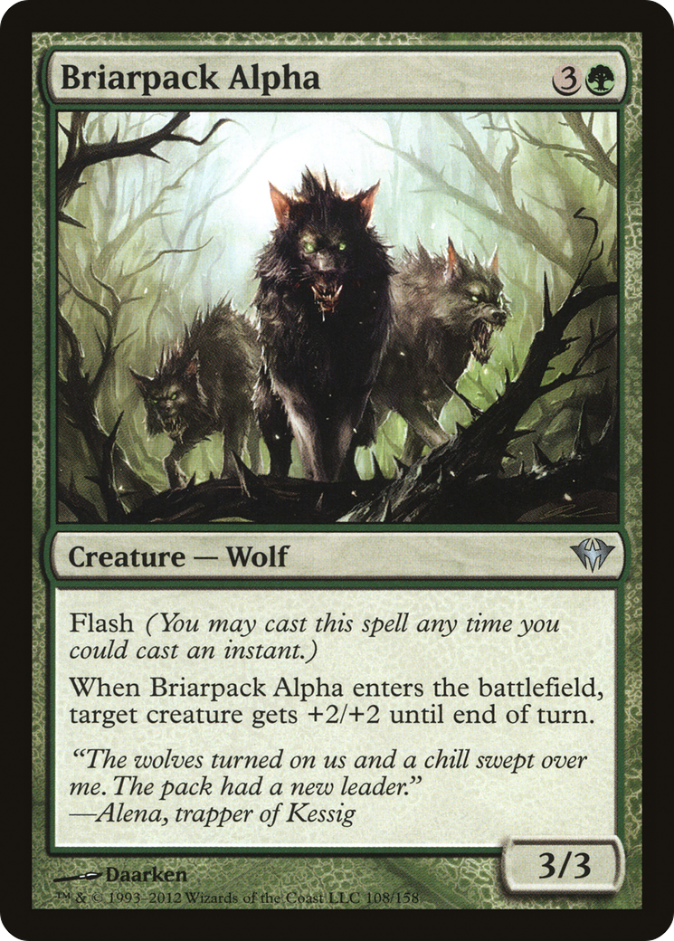 Briarpack Alpha (108) Foil - Dark Ascension