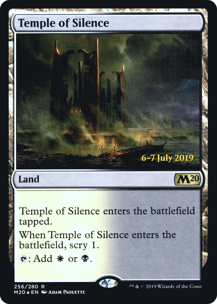 Temple of Silence (M20) (256) Foil - Core Set 2020 Promos