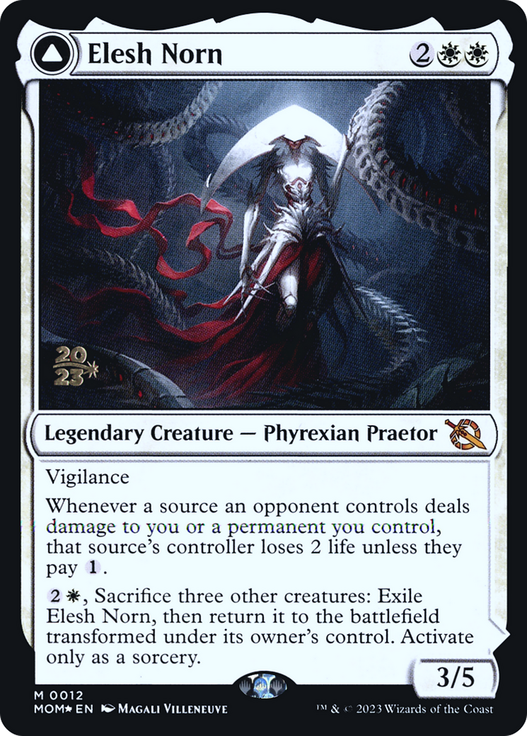Elesh Norn // The Argent Etchings (12s) Foil - March of the Machine Promos