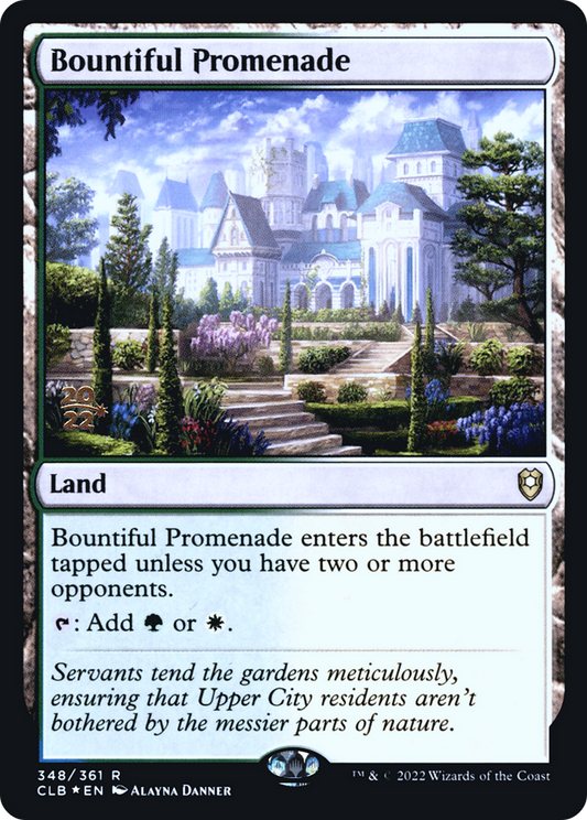 Bountiful Promenade (348s) Foil - Battle for Baldur's Gate Promos