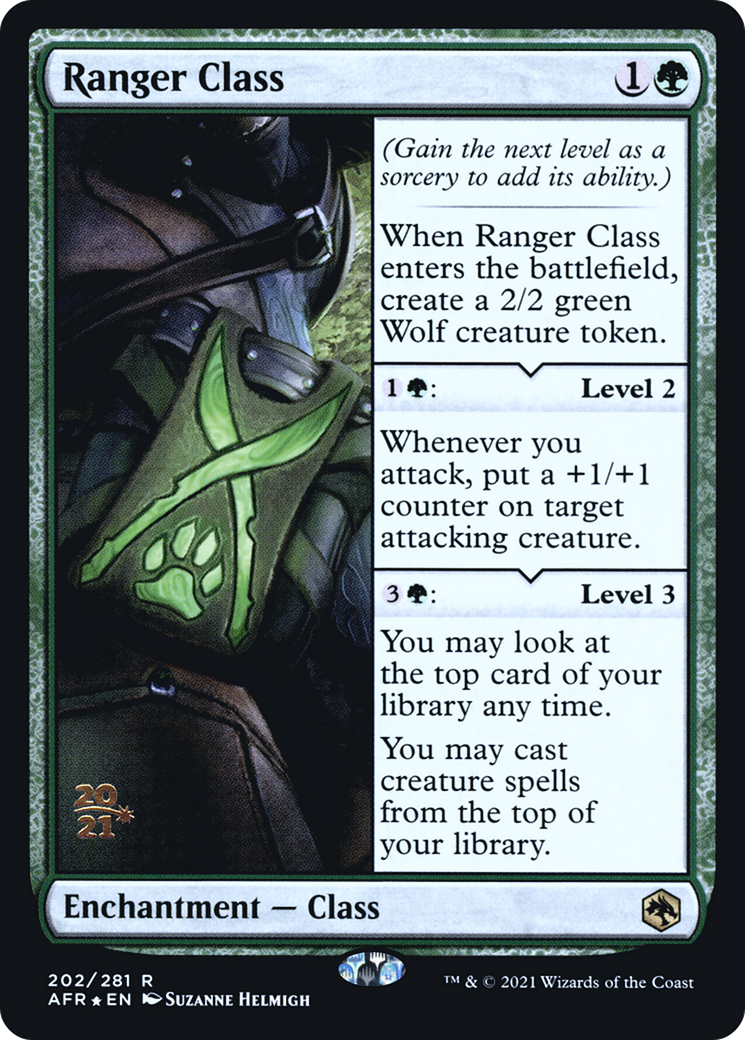 Ranger Class (202s) Foil - Adventures in the Forgotten Realms Promos