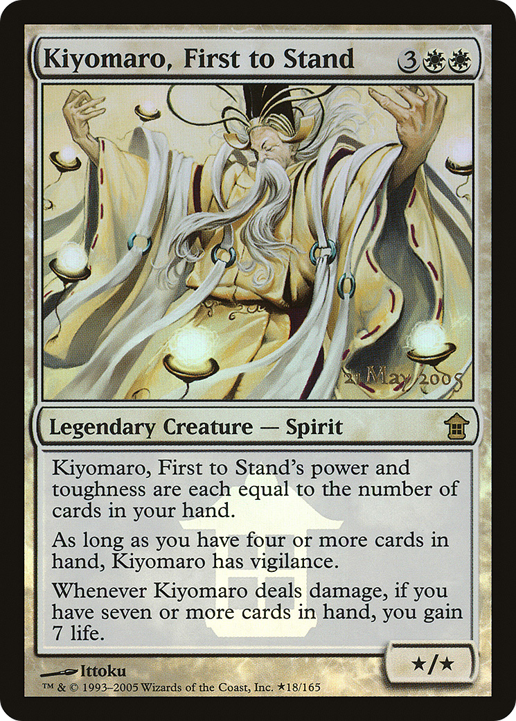 Kiyomaro, First to Stand (Promo) (018) Foil - Saviors of Kamigawa