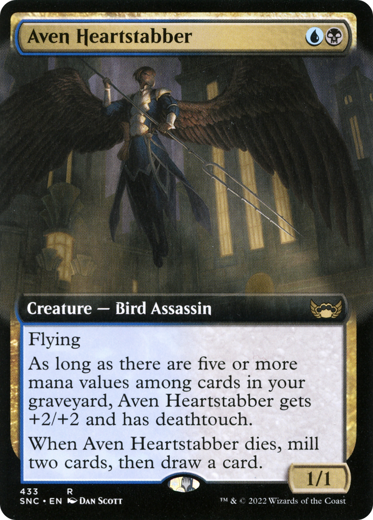 Aven Heartstabber (Extended Art) (433) - Streets of New Capenna