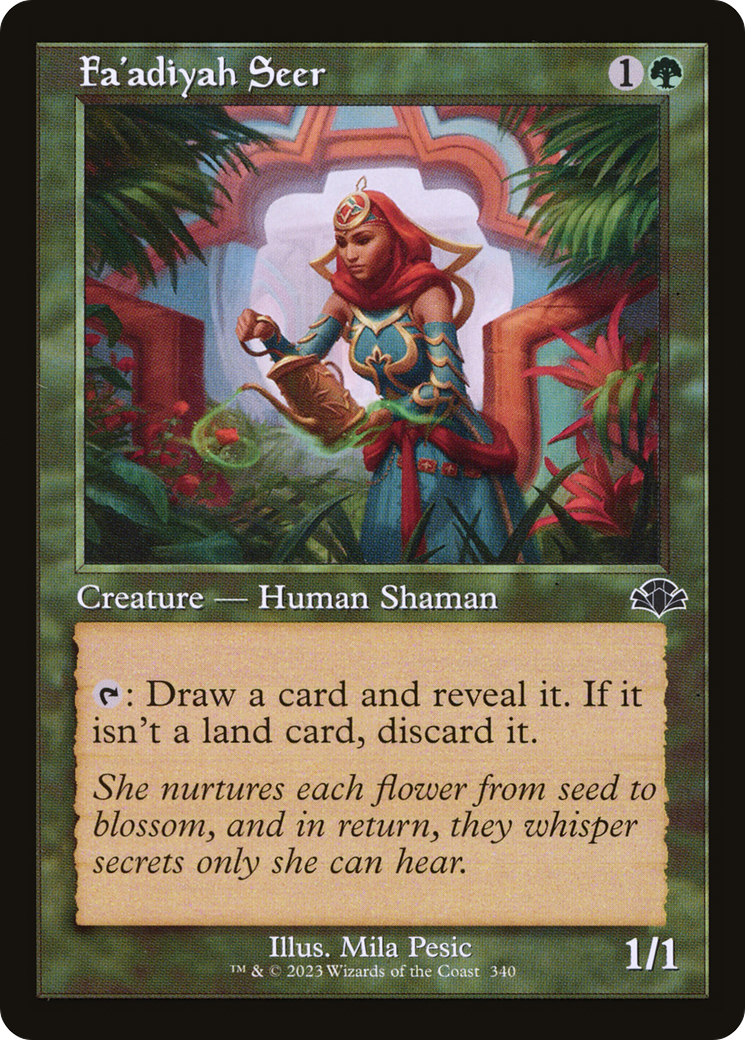 Fa'adiyah Seer (Retro) [Dominaria Remastered] Foil