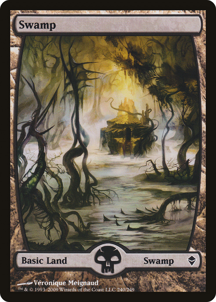 Swamp – Full Art (240) Foil - Zendikar