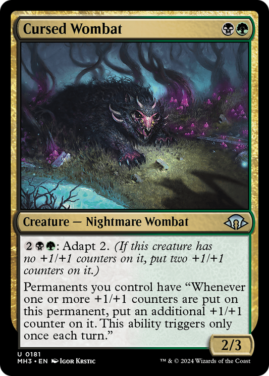 Cursed Wombat (181) - Modern Horizons 3