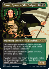 Savra, Queen of the Golgari (Borderless) [Secret Lair Drop Series] | Silver Goblin