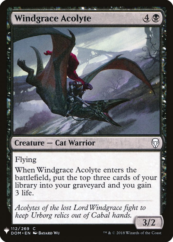 Windgrace Acolyte [Mystery Booster] | Silver Goblin