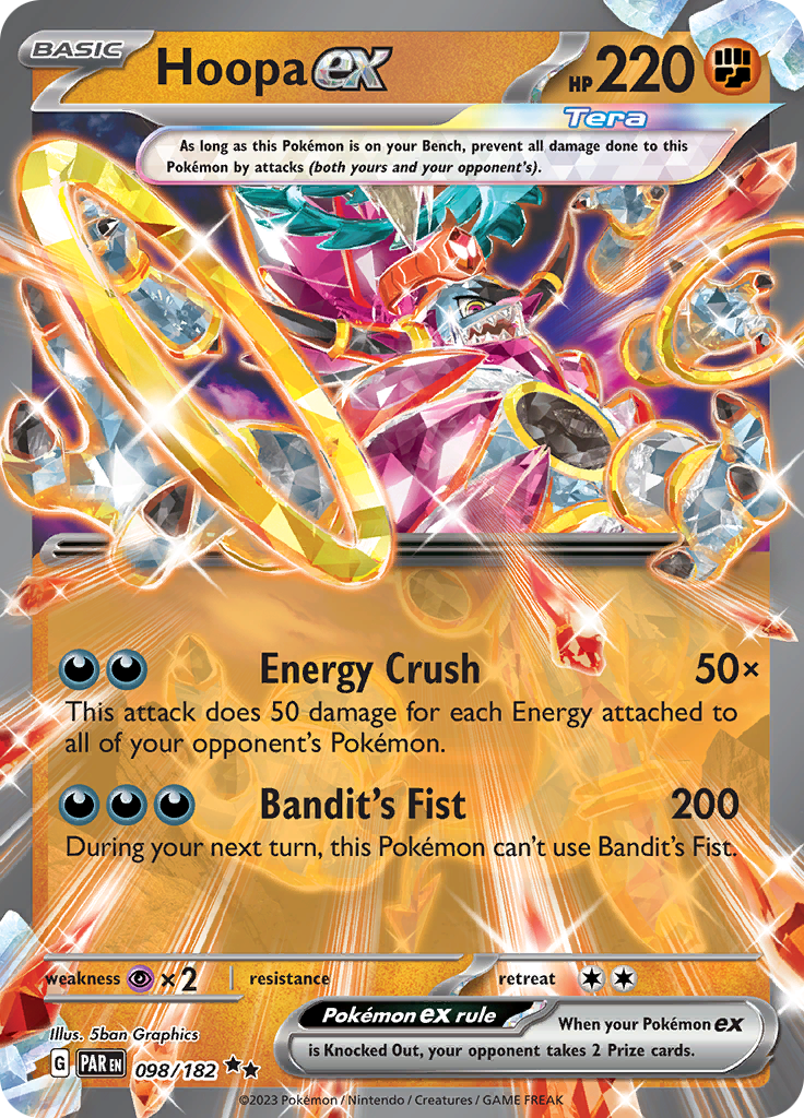 Hoopa ex (098/182) [Scarlet & Violet: Paradox Rift] | Silver Goblin