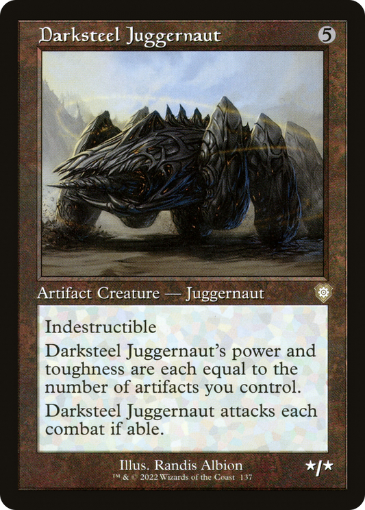 Darksteel Juggernaut (Retro) (137) - The Brothers' War Commander