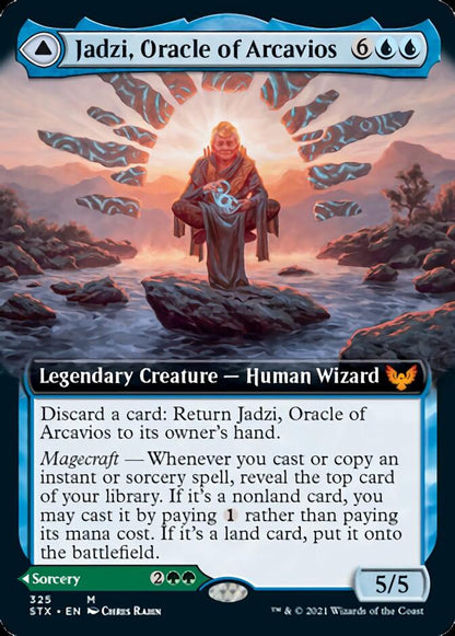 Jadzi, Oracle of Arcavios (Extended Art) (325) Foil - Strixhaven: School of Mages