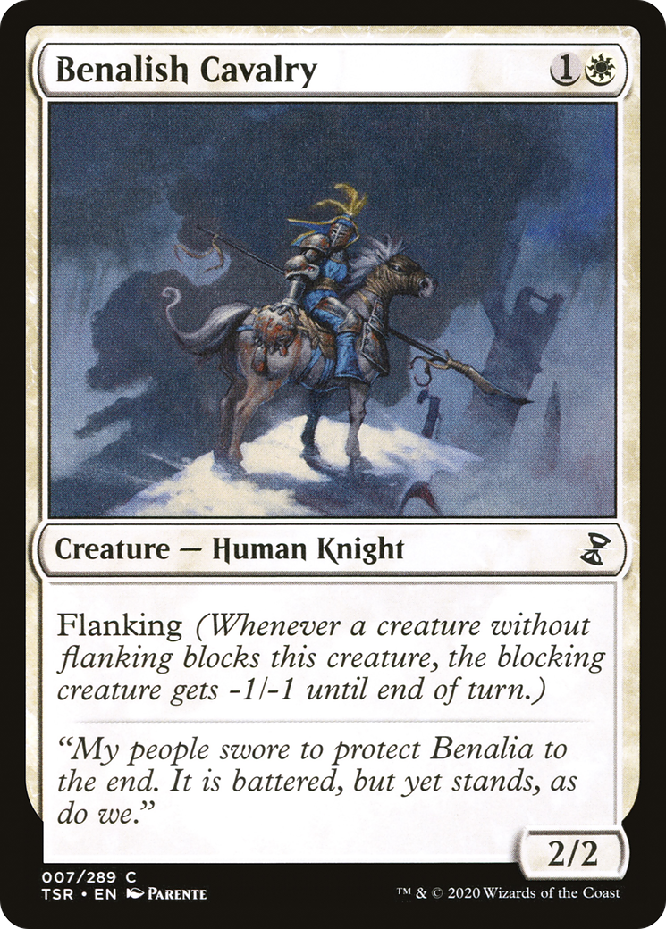 Benalish Cavalry (007) - Time Spiral Remastered