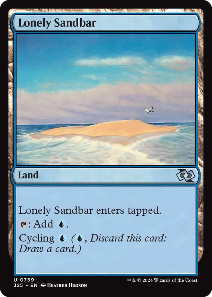 Lonely Sandbar [Foundations Jumpstart] | Silver Goblin