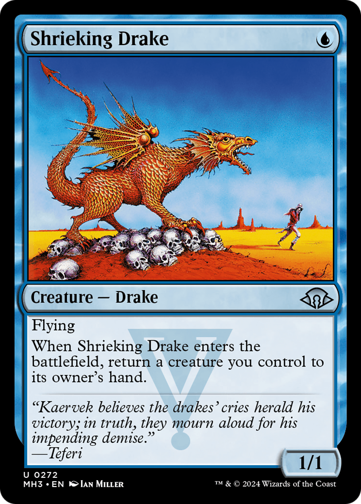 Shrieking Drake [Modern Horizons 3] | Silver Goblin
