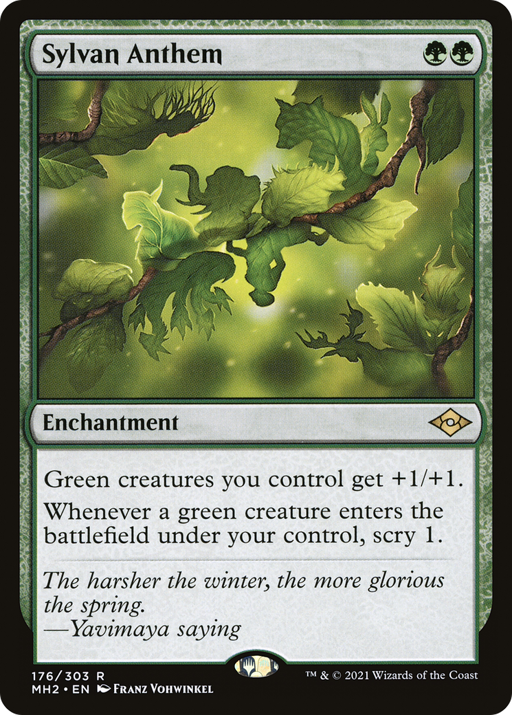 Sylvan Anthem [Modern Horizons 2] | Silver Goblin