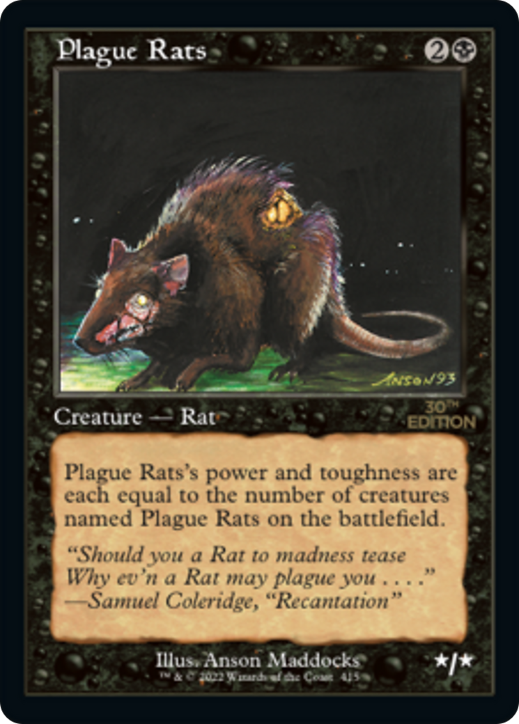 Plague Rats (Retro) (415) - 30th Anniversary Edition