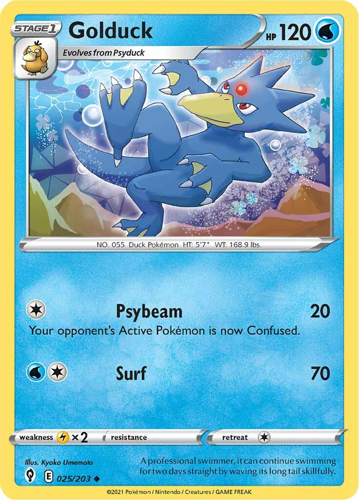 Golduck (025/203) [Sword & Shield: Evolving Skies] | Silver Goblin