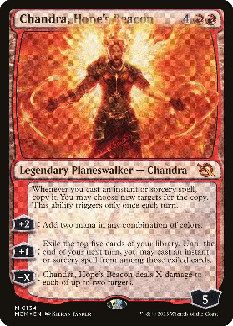 Chandra, Hope's Beacon [March of the Machine] Foil