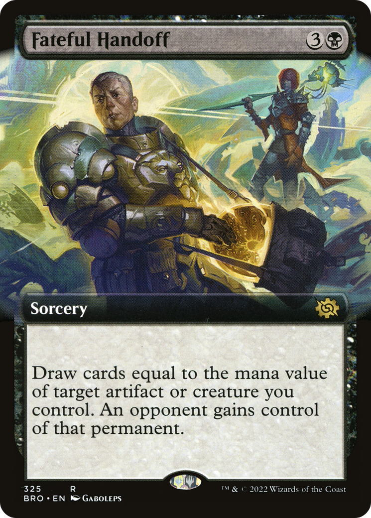 Fateful Handoff (Extended Art) [The Brothers' War] Foil