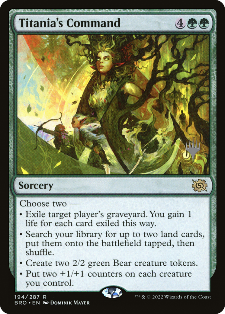 Titania's Command (194) Foil - The Brothers' War Promos