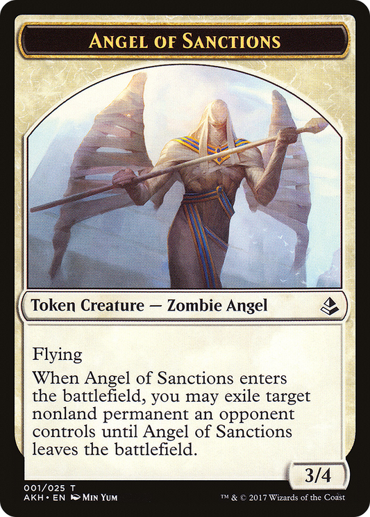 Angel of Sanctions (001) - Amonkhet Tokens