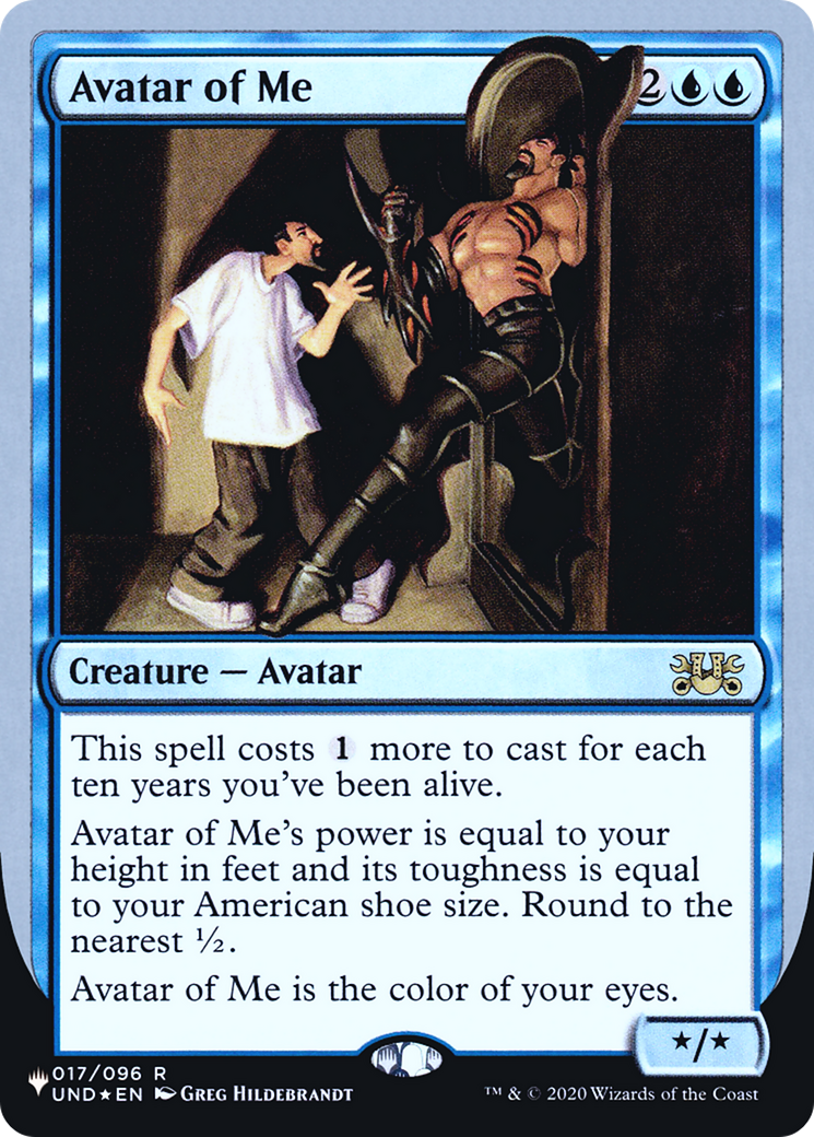 Avatar of Me (012) Foil - The List (Unfinity Foil Edition)