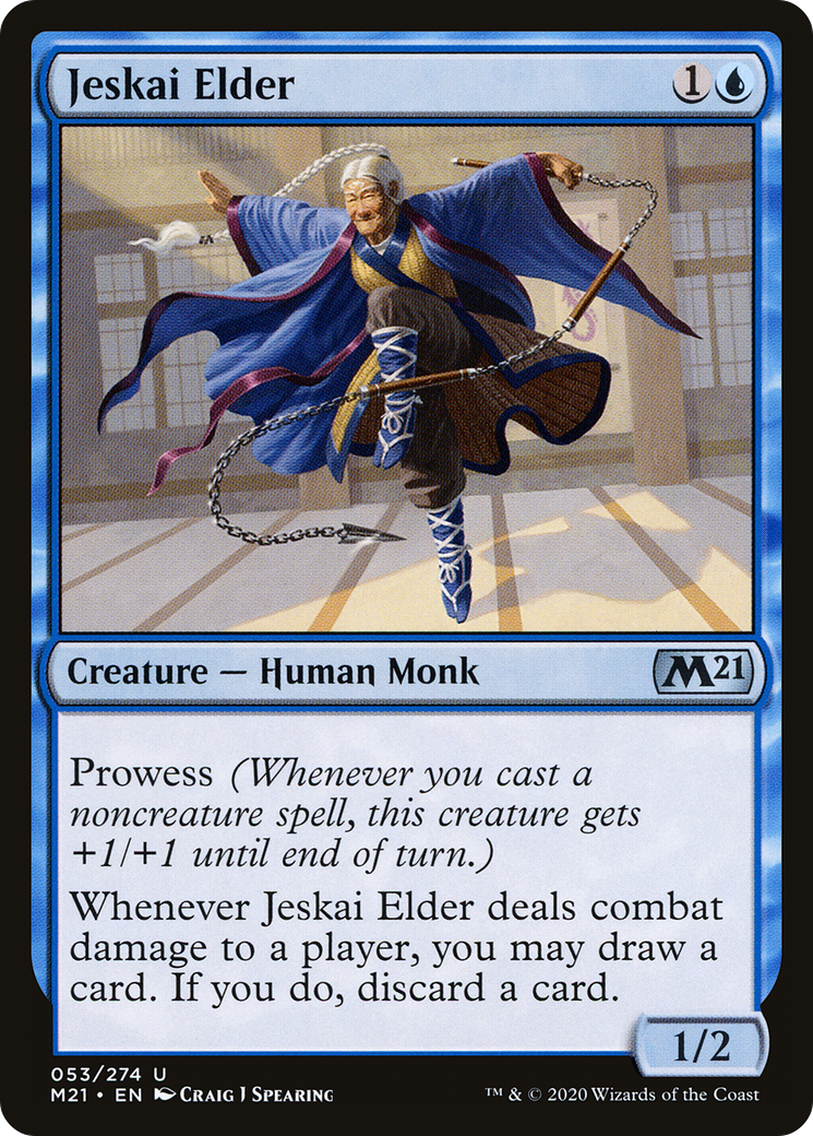 Jeskai Elder (053) Foil - Core Set 2021