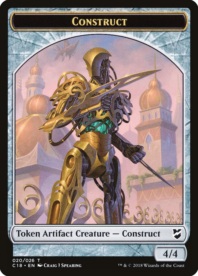 Construct Token (020/026) [Commander 2018 Tokens] | Silver Goblin